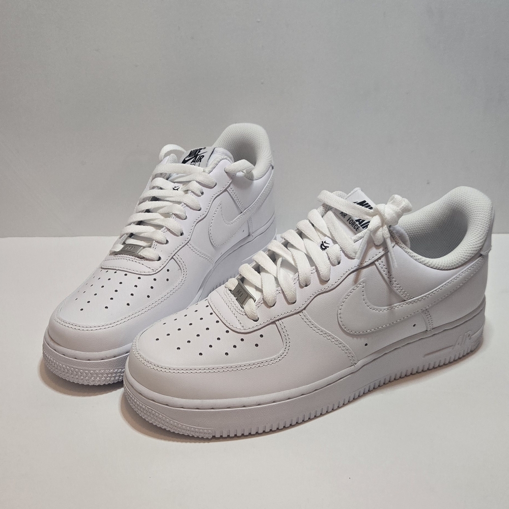 Nike Men's All-White Air Force 1 Sneakers